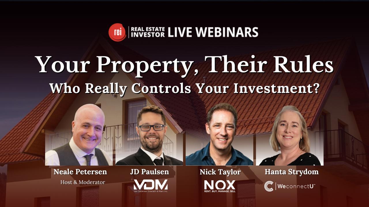 Watch the replay: Your Property, Their Rules