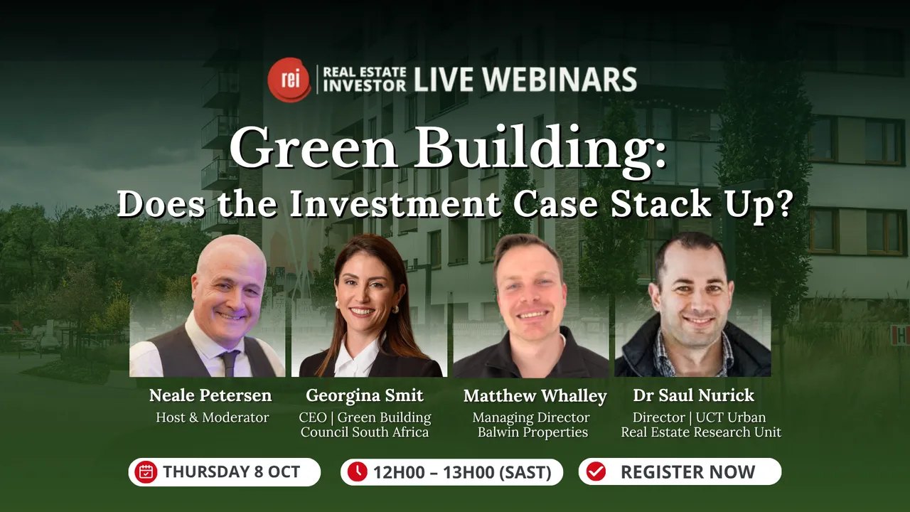 Green Building: Does the investment case stack up? REI live webinar, Thursday 8 October, 12:00