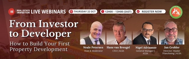 REI Live webinar today: From Investor to Developer